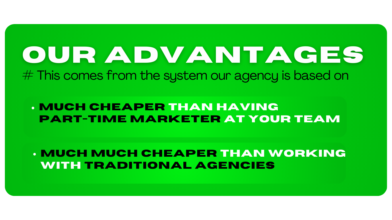 Advantages graphic